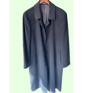 Fabio Barretti - Italian Black Cashmere Overcoat